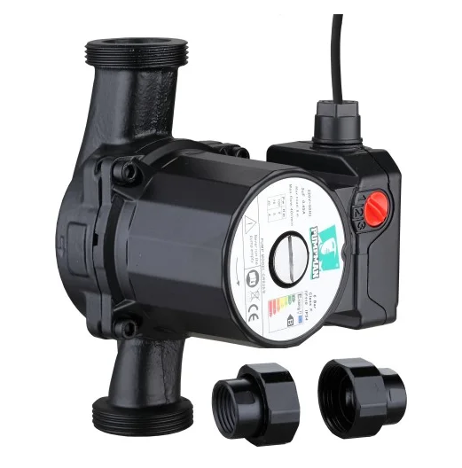 Насос PUMPMAN циркуляционный TRS32/4 (Pmax-85Вт, Hmax-4м, Qmax-42л/мин, 180мм, с гайками и кабелем)
