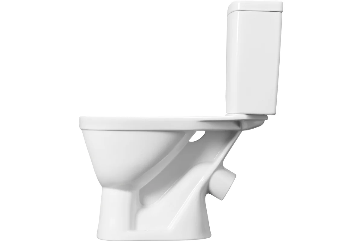 Унитаз-компакт Уно к/вып н/под 2реж в/к PP микр Santek 1.WH50.1.613