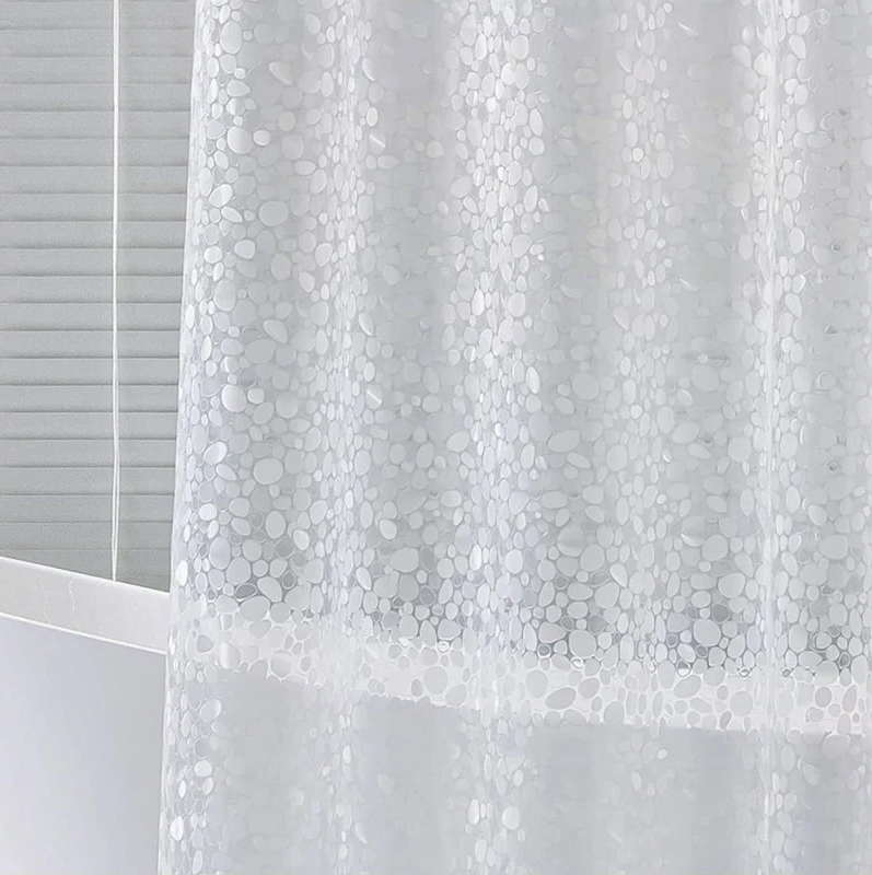 Штора для ванны Ridberg 180х200 Прозкачная круги арт.511940