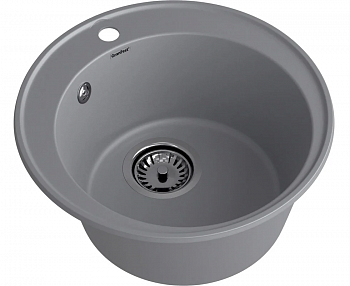 Мойка комп. GRANFEST QUARZ GF-Z 08 D=479 (серый)