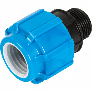 Муфта черная компрессионная Дн20х3/4" НР ру16