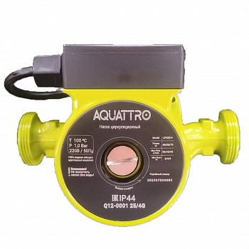 Насос циркуляционный AQUATTRO 32/4G, 1 1/4", 180мм, 4м, 2700л/ч 