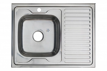 Мойка 8060 L MELANA 0,4/160 накладная прямоугольная (072 tL*20)