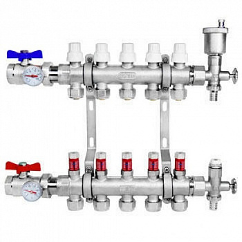 Коллекторная группа 1" со встроенными расходомерами SAS 8029-5