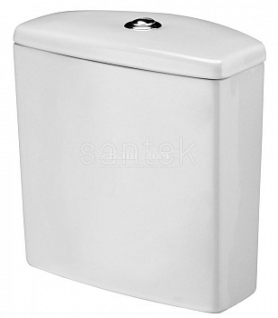 Бачок "Лига" с крышкой без арматуры белый (Sanek) 