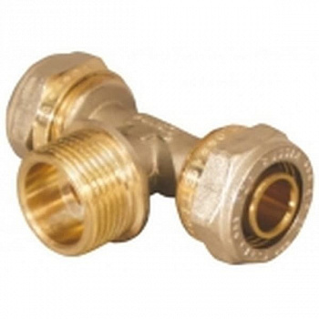 Тройник МП комбинированный 16х1/2"х16 нр (ТМ)